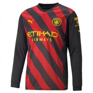 Maillot Manchester City Manches Longues Exterieur 2022/2023