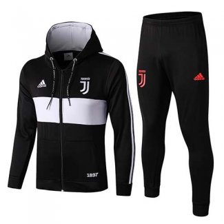 Veste A Capuche Juventus blanc noir