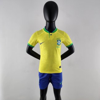 Maillot Bresil Enfant Domicile 2022/2023