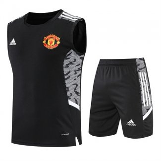 Maillot Manchester United Gilet Noir Mu26 2022/2023