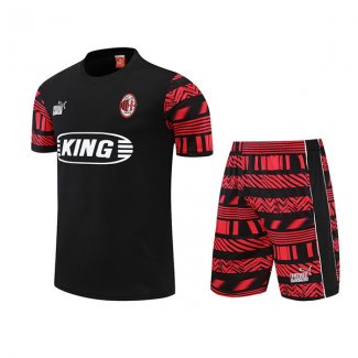 Maillot Ac Milan Entrainement Noir Ac03 2022/2023