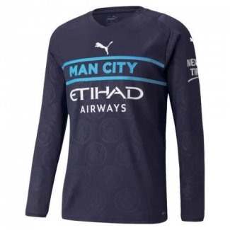 Maillot Man City Manche Longue Third 2021-2022