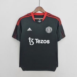 Thailande Maillot Manchester United Noir 2021 2022