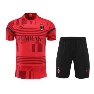 Maillot Ac Milan Entrainement Rouge Ac01 2022/2023