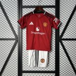 Maillot Manchester United Enfant Domicile 2025/2026