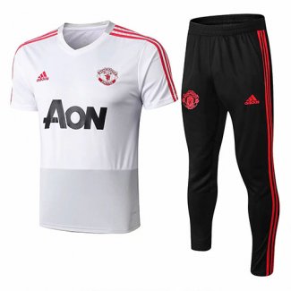 Maillot Survetement Manchester United 18-19 Whiew