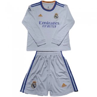 Maillot Real Madrid Enfant Manche Longue Domicile 2021-2022