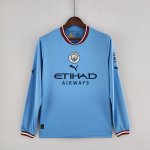 Maillot Man City Manches Longues Domicile 2022/2023