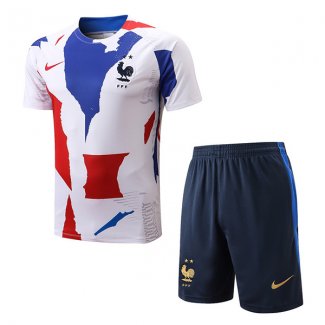 Maillot France Entrainement Fr31 White 2022/2023