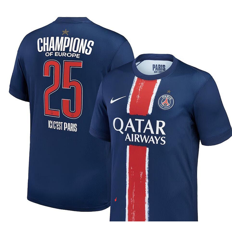 Thailande Maillot PSG Champion Paris Domicile 2024/2025